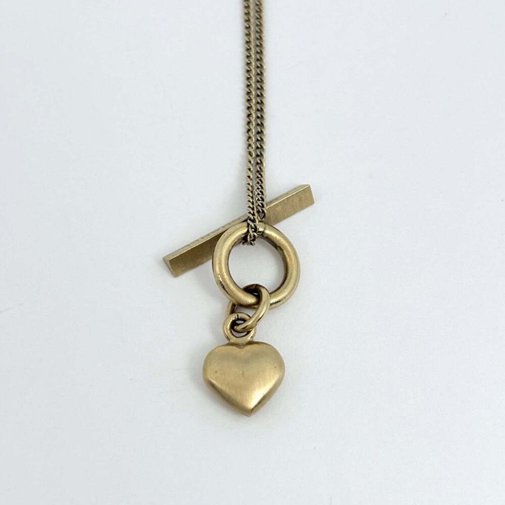 CHANEL Authentic Gold Heart Necklace - Picture 2 of 5